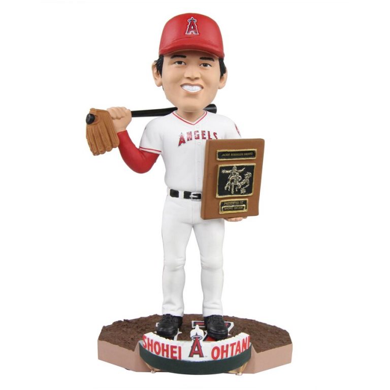 Los Angeles Angels Shohei Ohtani Rookie of the Year Bobblehead L.A