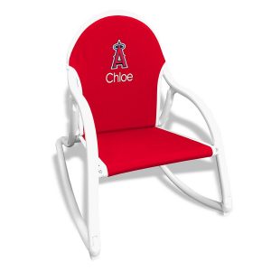 Los Angeles Angels Children’s Personalized Rocking Chair