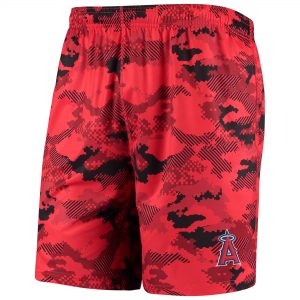 Men’s Los Angeles Angels Red Camo Training Shorts