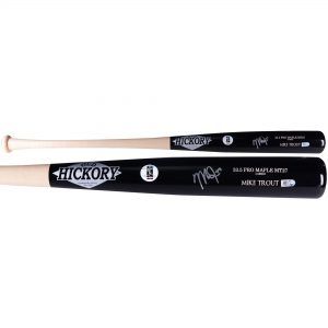 Mike Trout Los Angeles Angels of Anaheim Autographed Game Model Old Hickory Bat