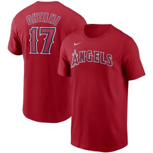 Shohei Ohtani Los Angeles Angels Nike Name & Number T-Shirt