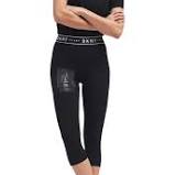 Women’s Los Angeles Angels DKNY Sport Black The Karan Capri Leggings