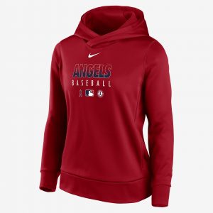 Women’s Pullover Hoodie Nike Therma (MLB Los Angeles Angels)