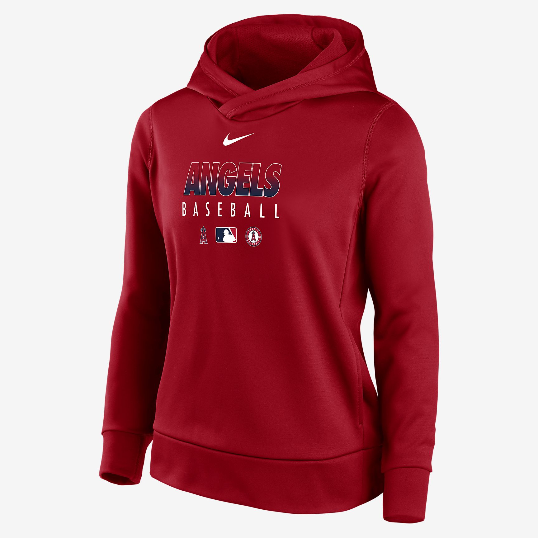 Women’s Pullover Hoodie Nike Therma (MLB Los Angeles Angels) – L.A ...